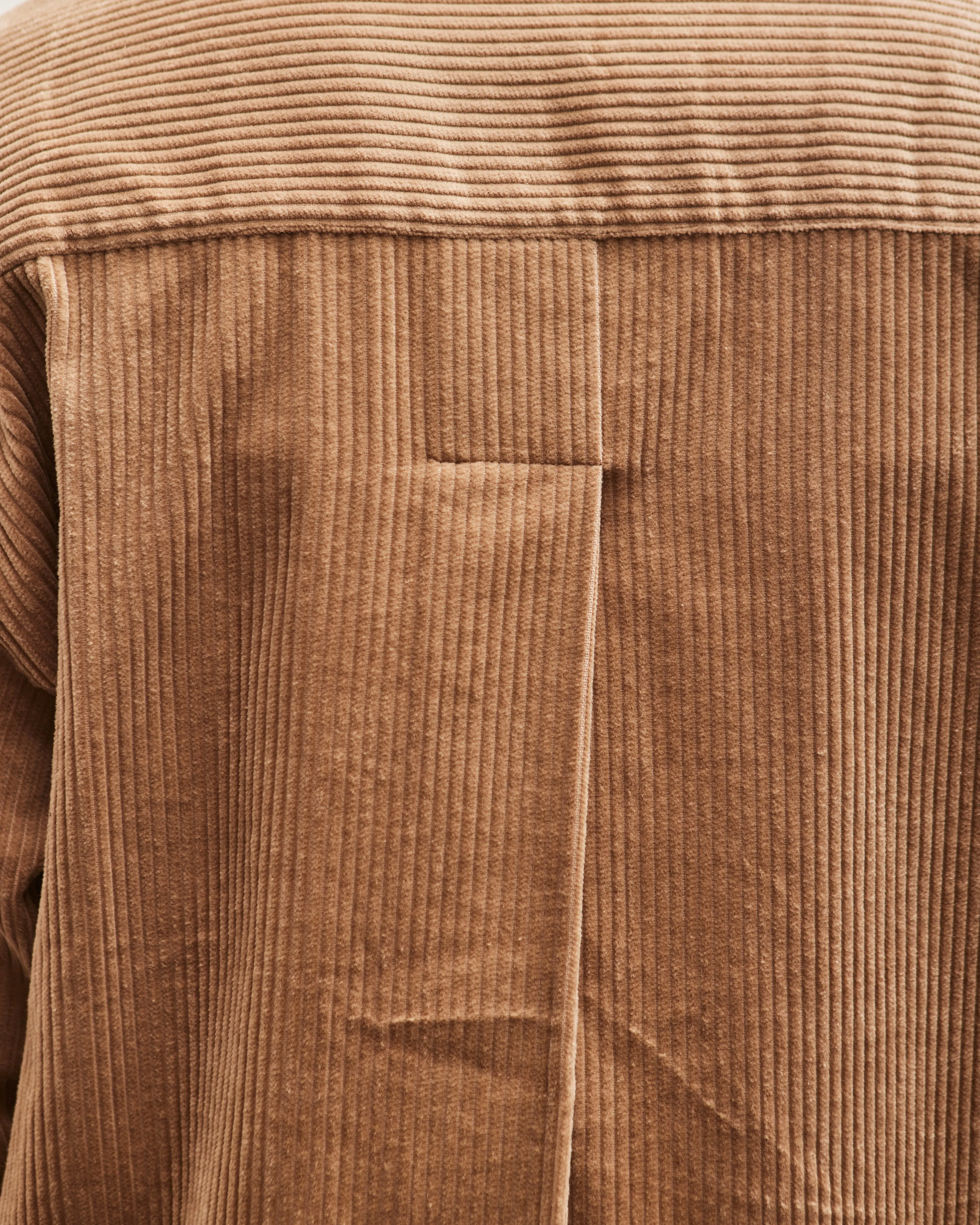7115 Unisex Corduroy Dolman Shirt, Tobacco