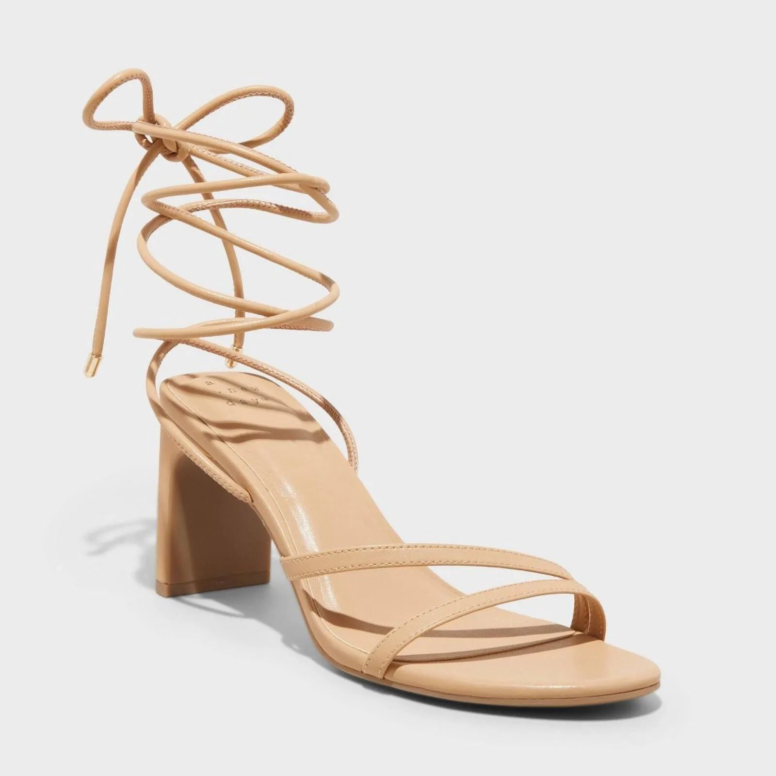 A New Day Women's Marcia Lace up Heels with Memory Foam Insole 89886546