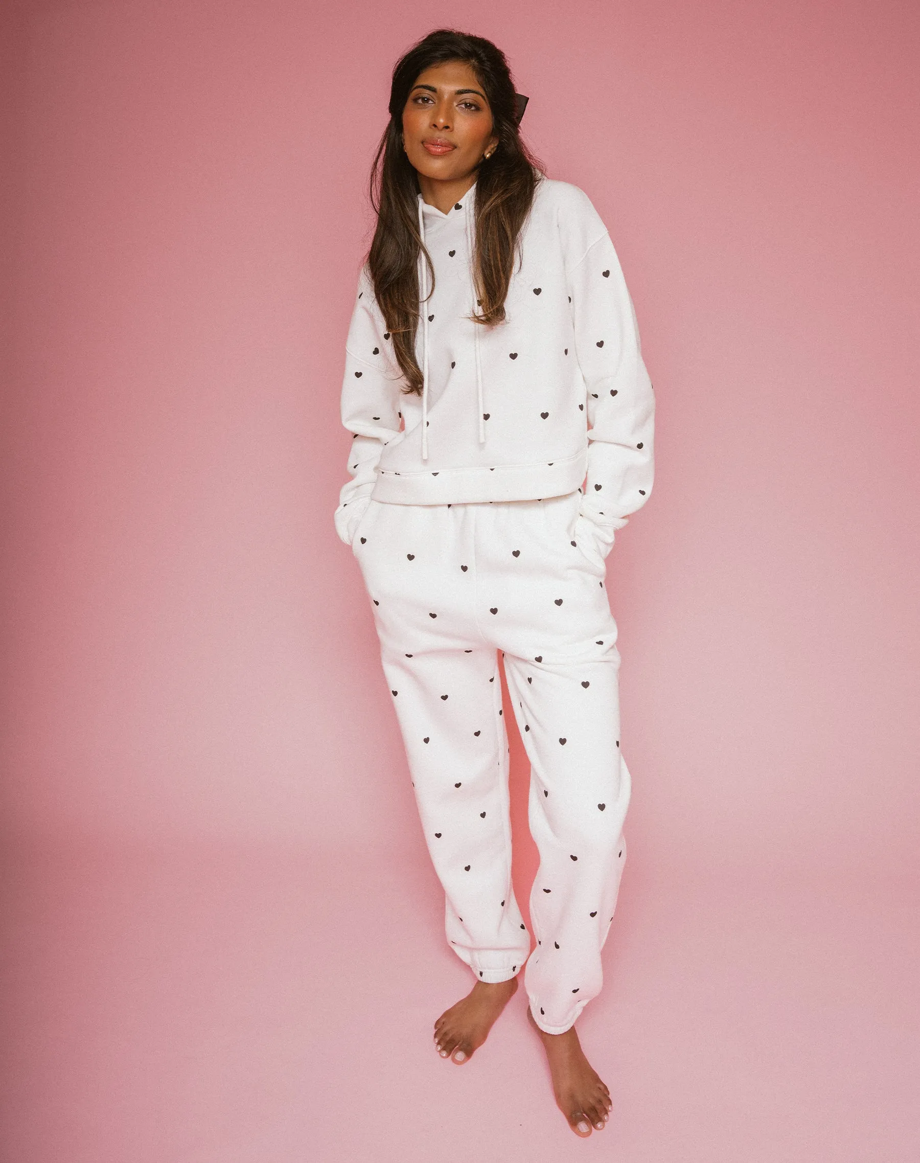 All Over Mini Heart Best Friend Jogger