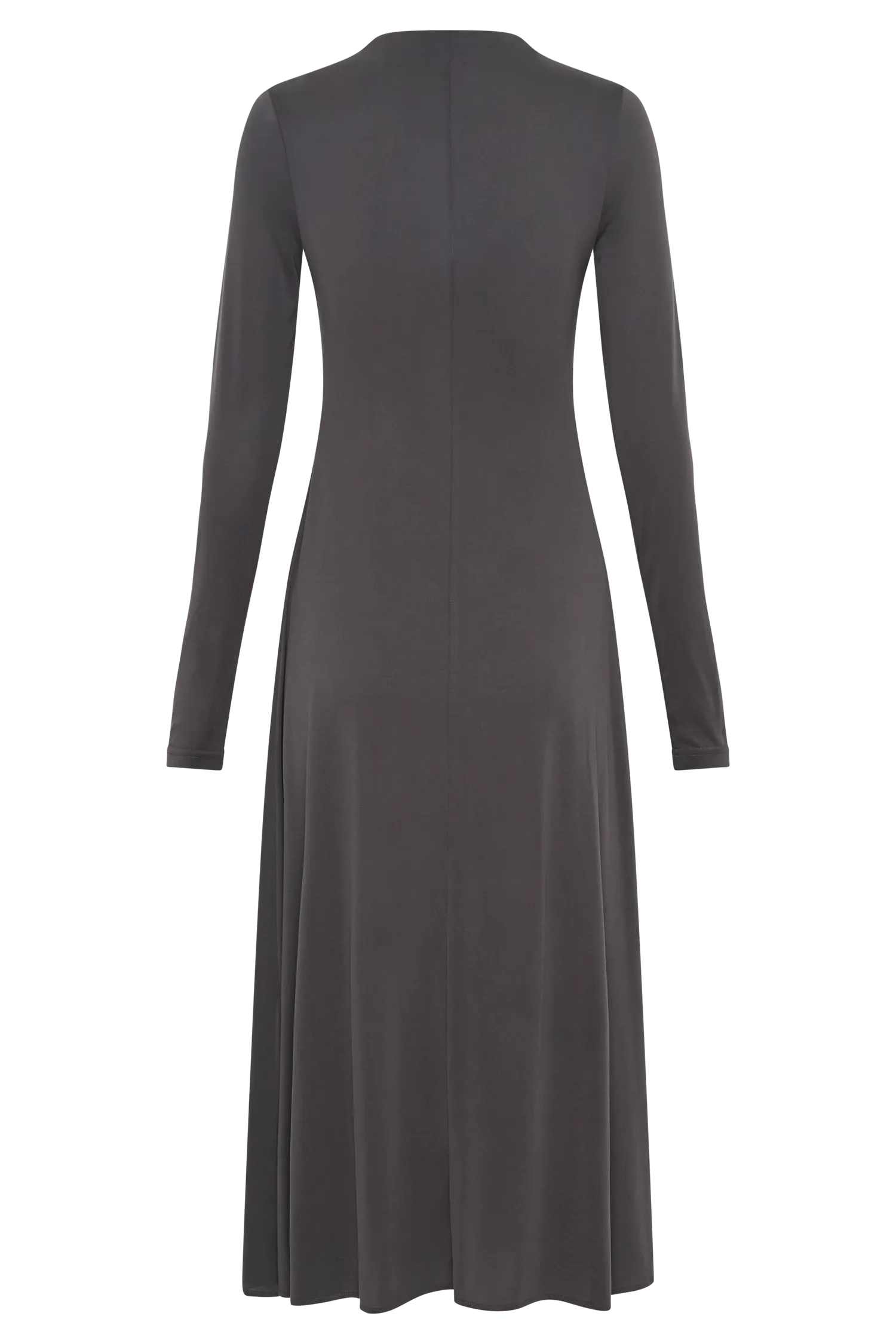 Anders Peached Jersey Midi Dress - Charcoal