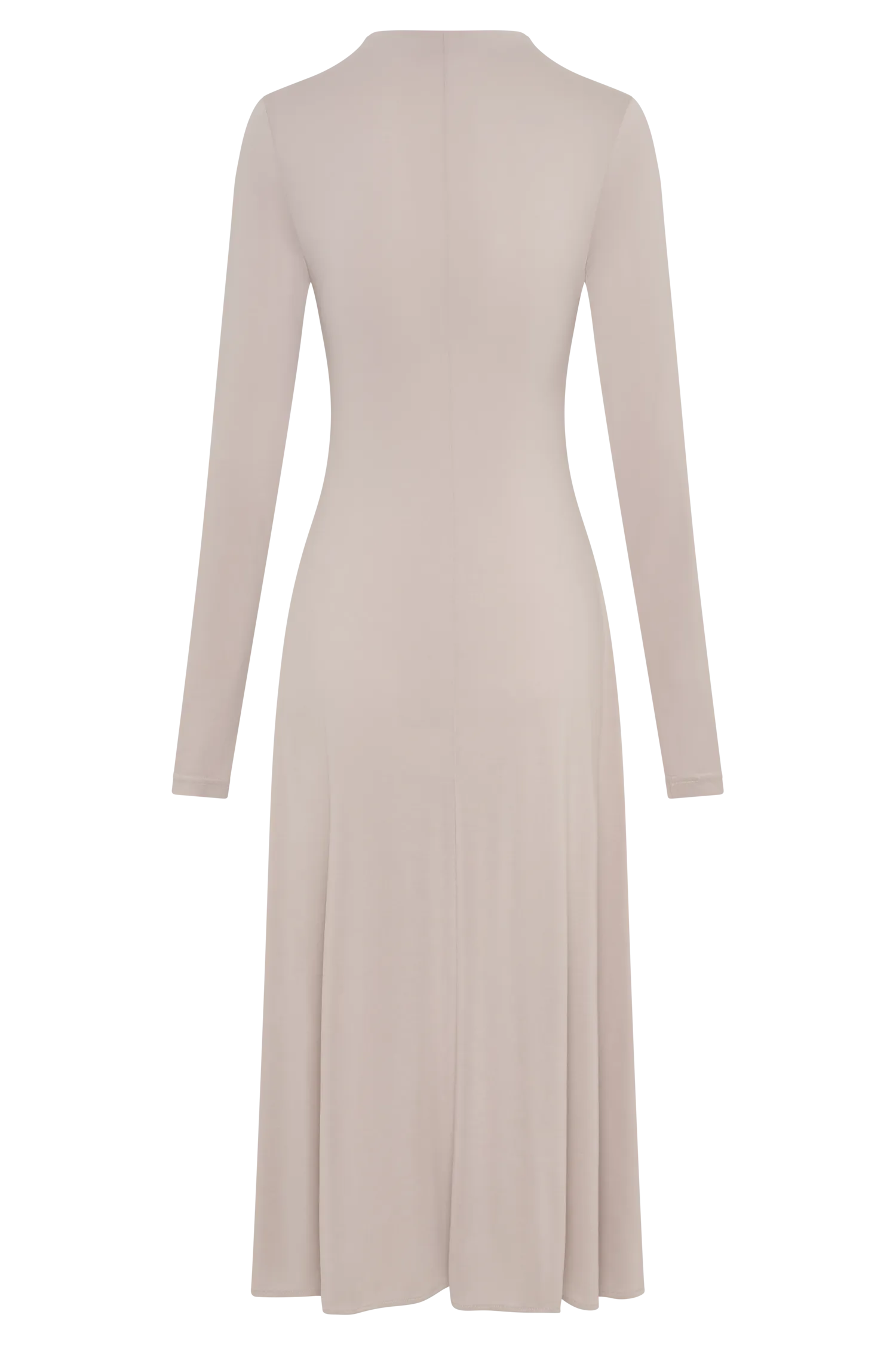 Anders Peached Jersey Midi Dress - Taupe