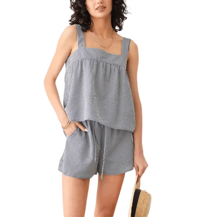 Anita Gingham Tank