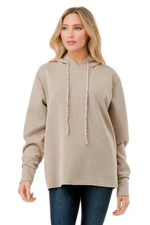 Ariella Taupe Hoodie L/S