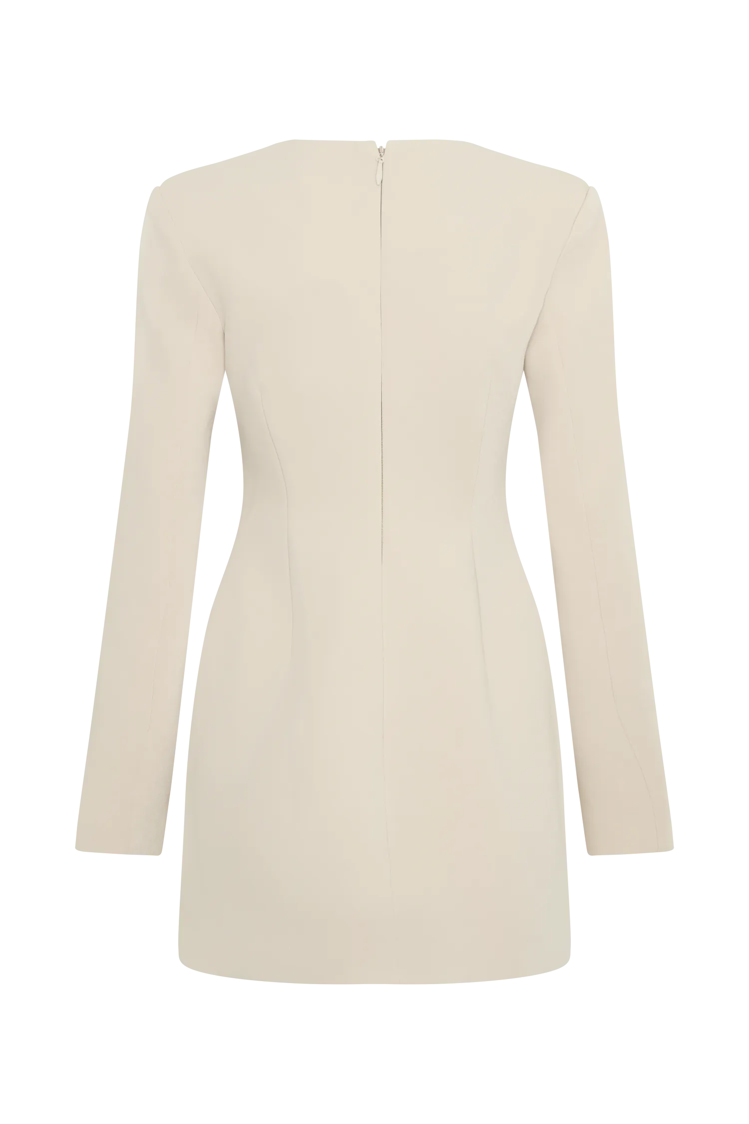 Arora Suiting Blazer Dress With Pleating - Sand