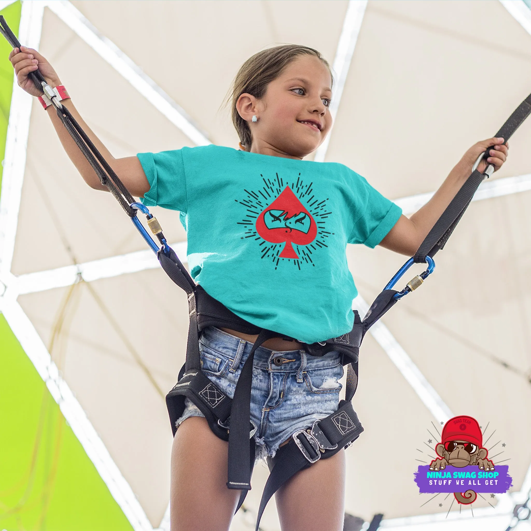 Asa Spades Official American Ninja Warrior Junior Short Sleeve T-Shirt