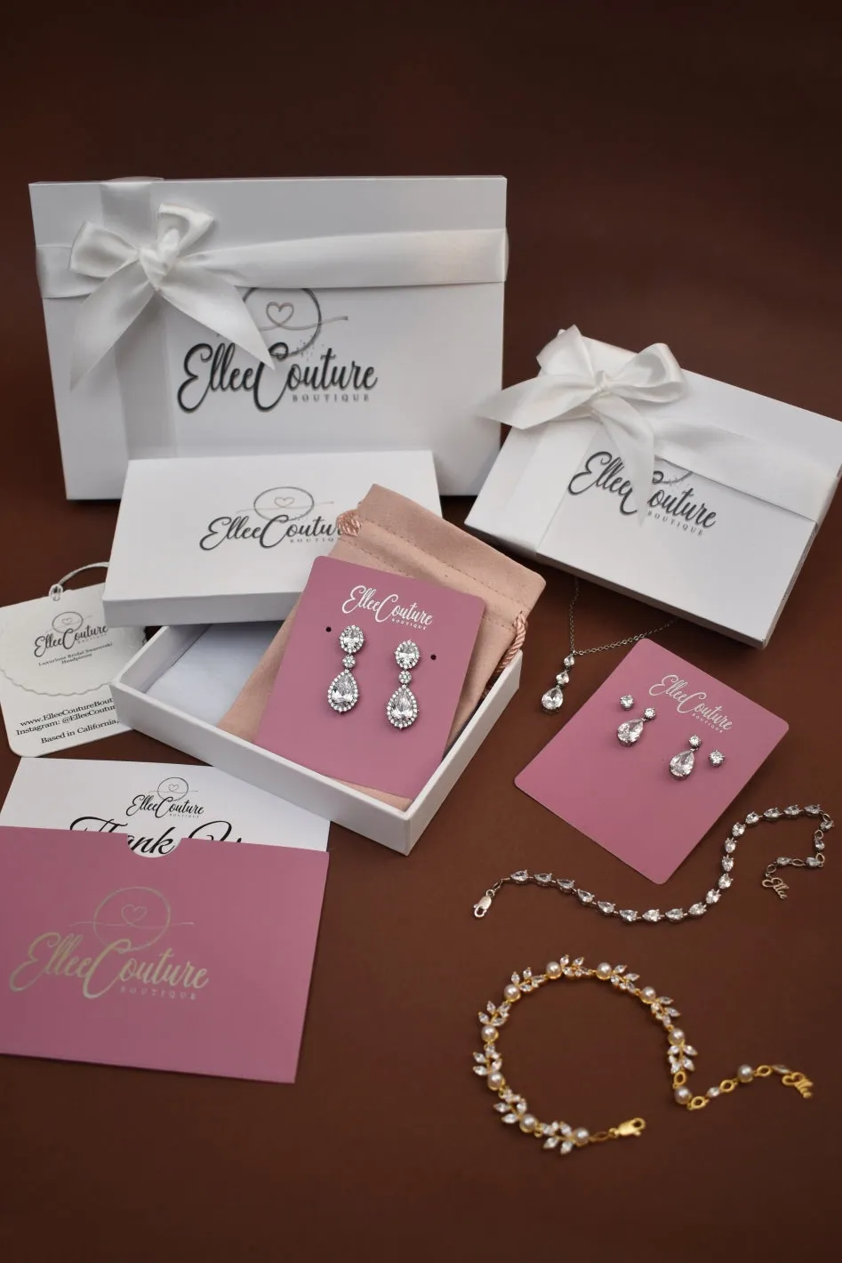 AYLIN Swarovski Statement Earrings