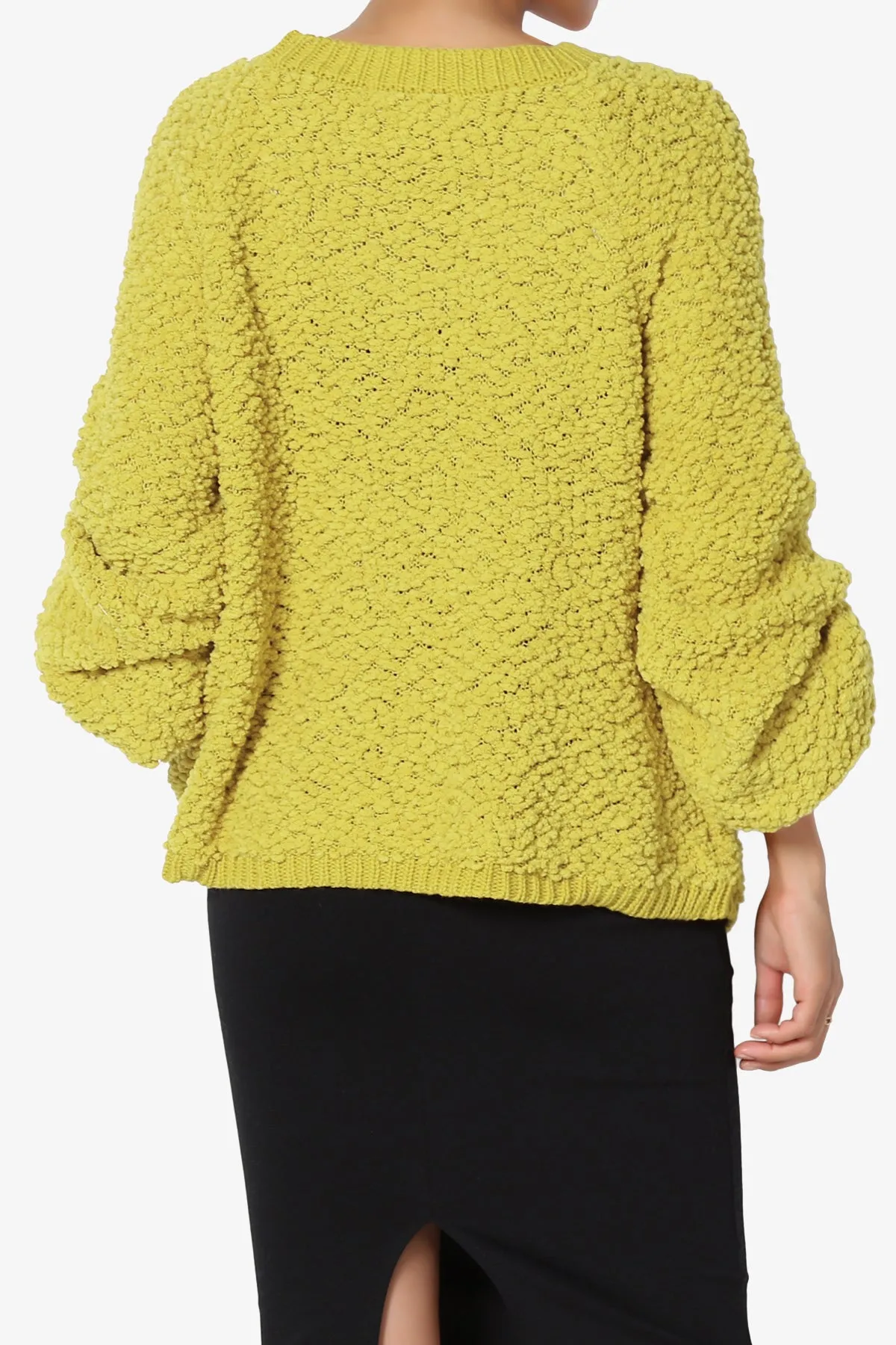 Barry Fuzzy Knit Button Boxy Crop Cardigan