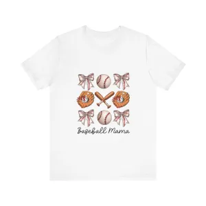 Baseball Mama T-Shirt - Unisex Garment-Dyed Tee