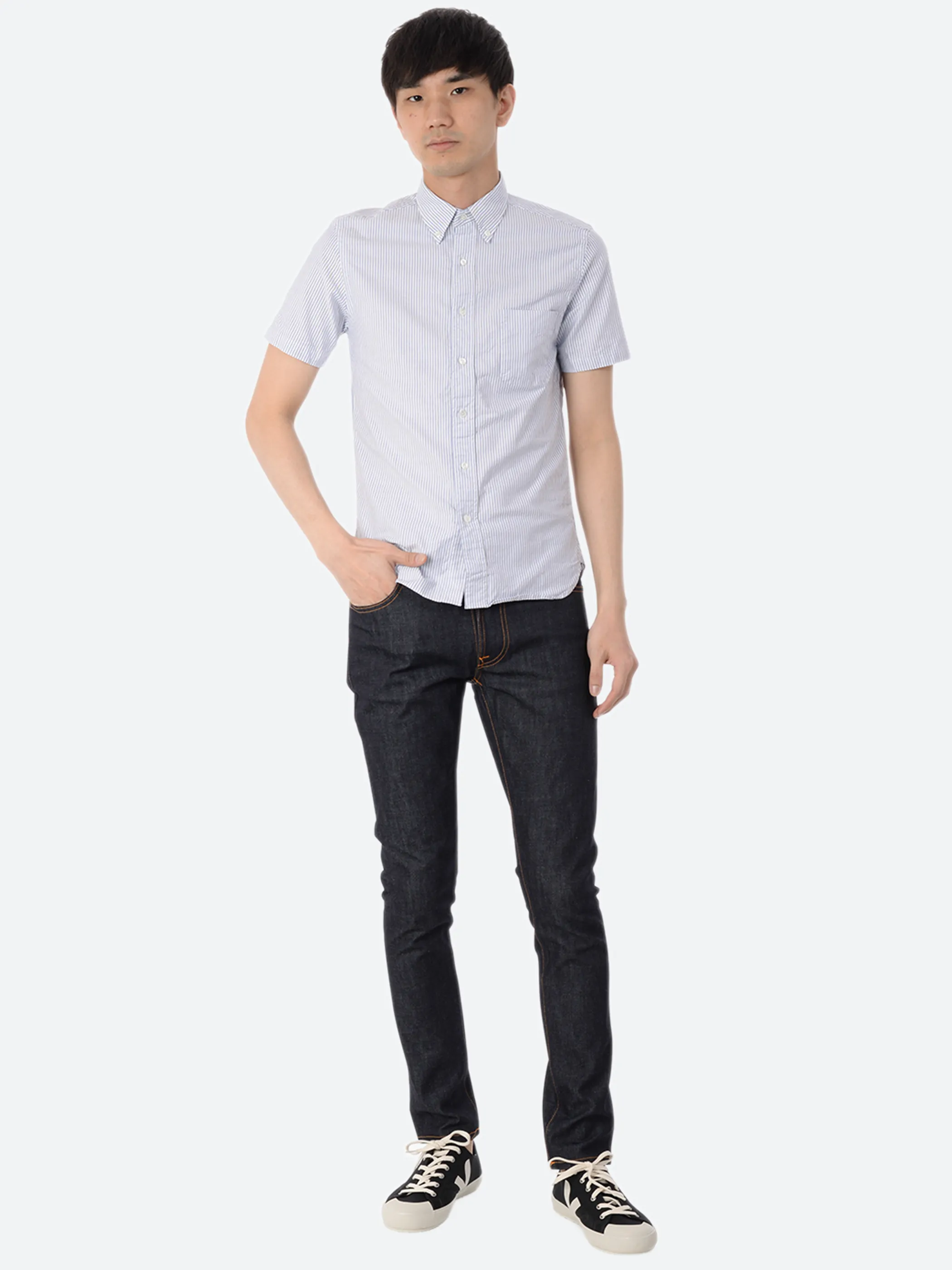 B.D. Short Sleeve Candy Stripe Shirt