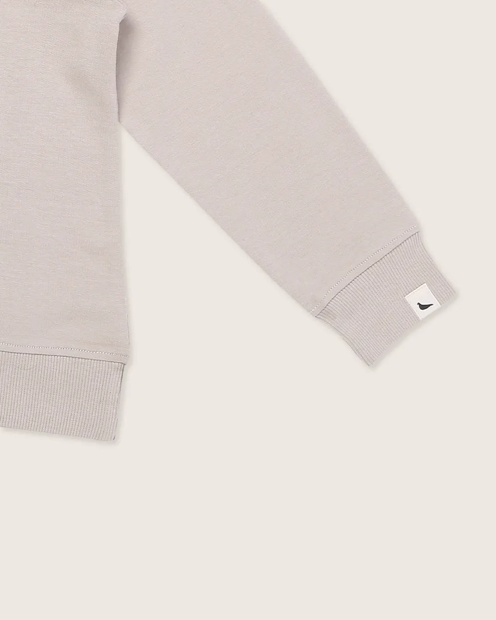 Beige Lucky Stars Slogan Print Sweatshirt