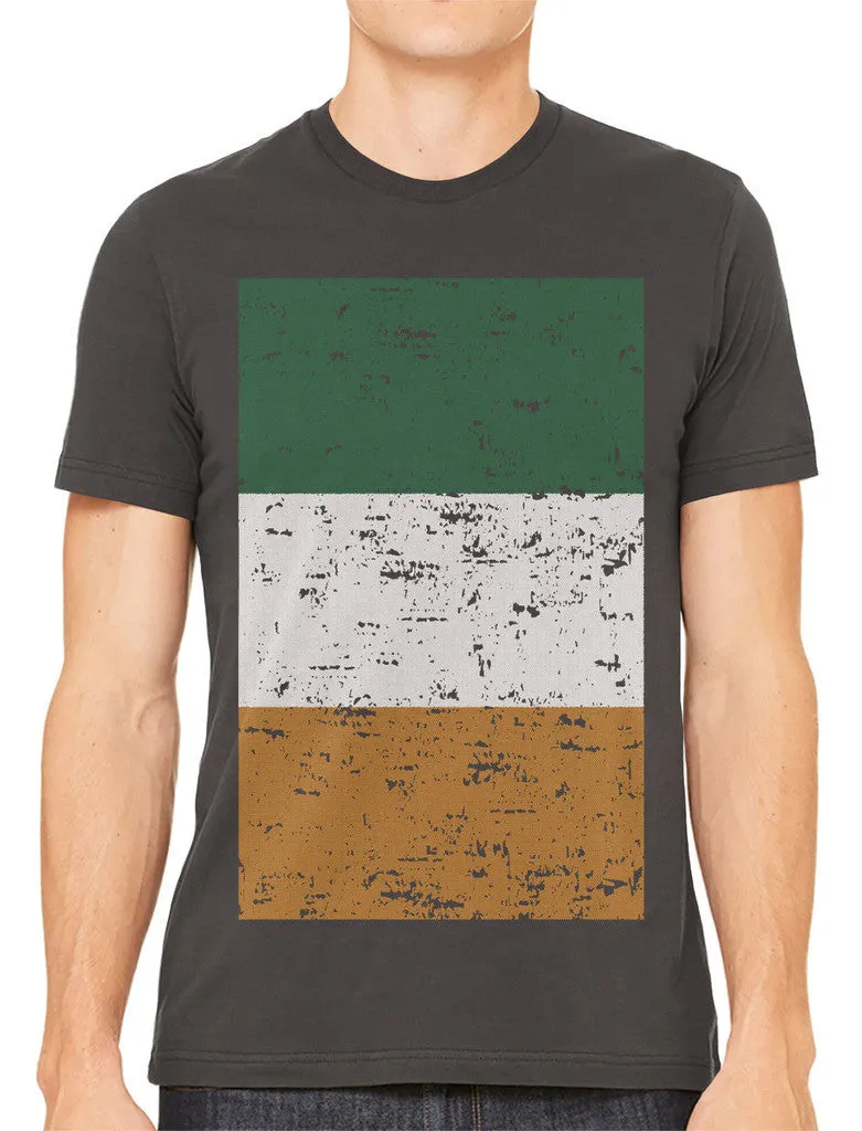 Big Faded Ireland Flag Men's T-shirt