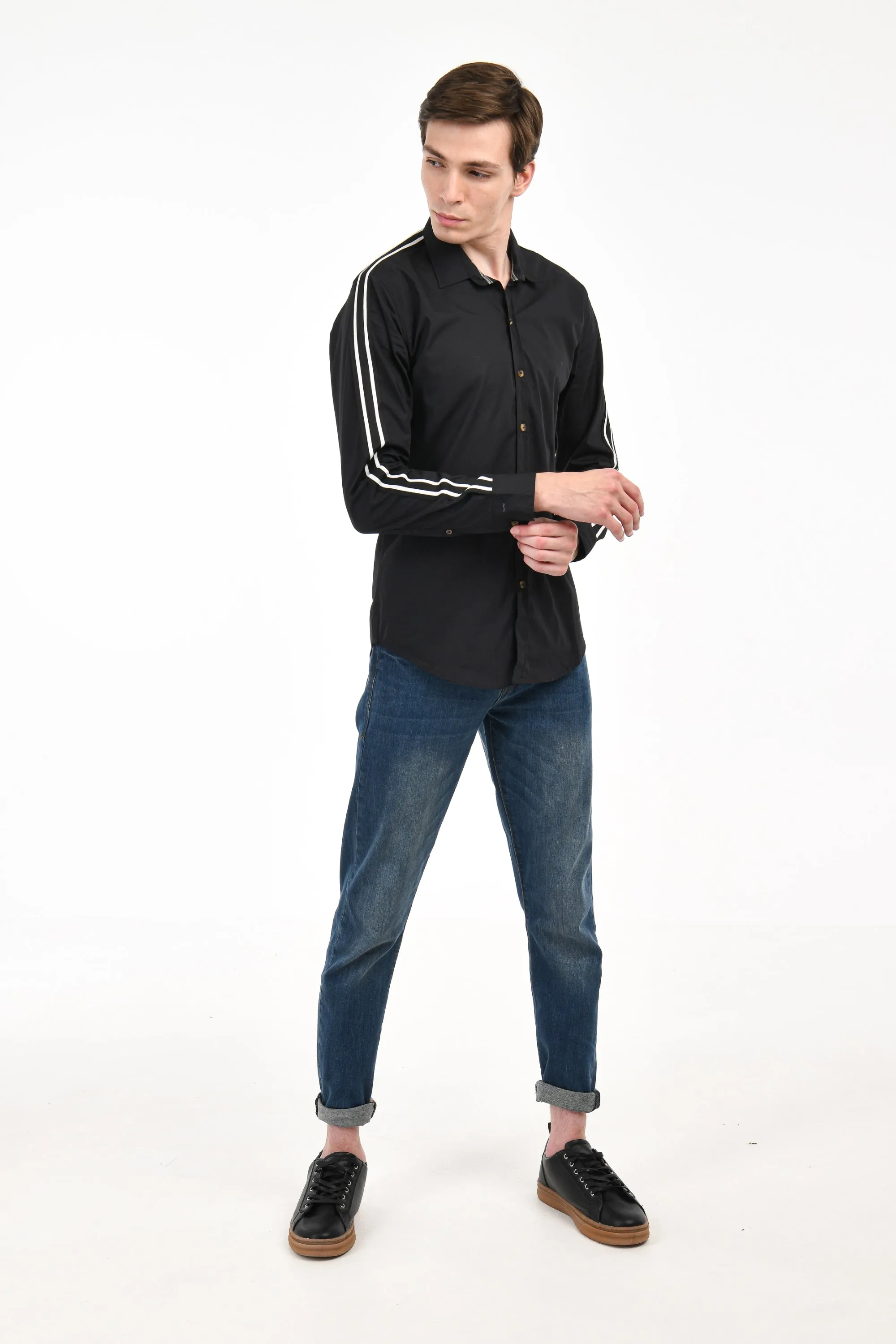 Black Taped Shirt