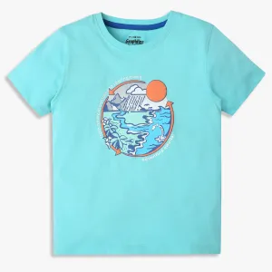 Boys Graphic Crew Neck Half Sleeve T-Shirt