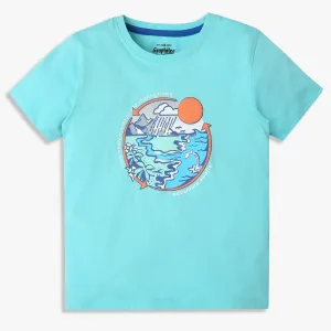 Boys Graphic Crew Neck Half Sleeve T-Shirt