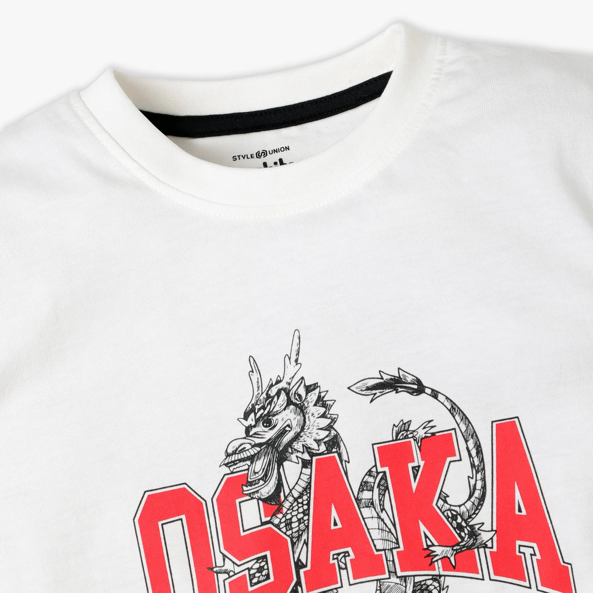 Boys Graphic Crew Neck Half Sleeve T-Shirt