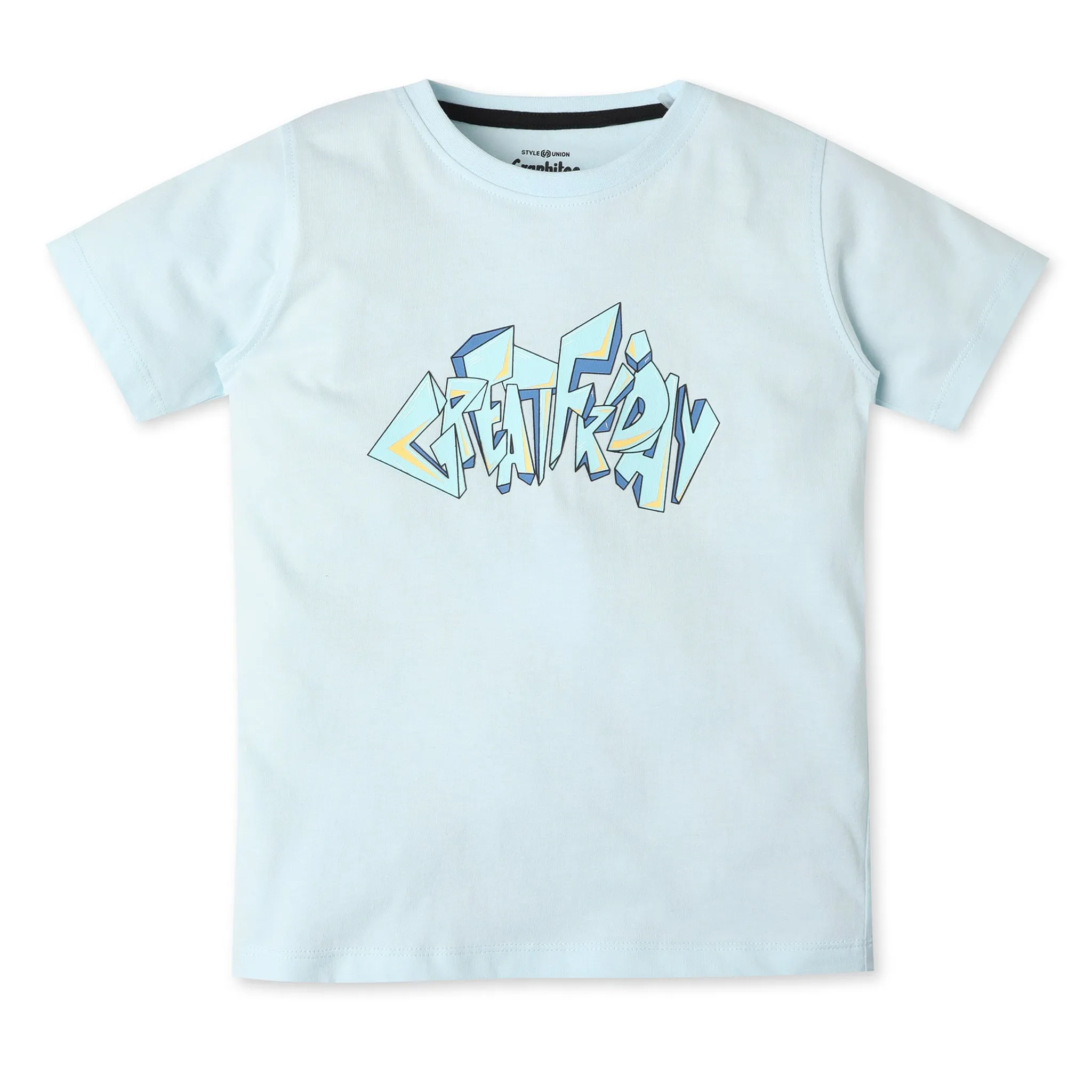 Boys Graphic Crew Neck T-Shirt