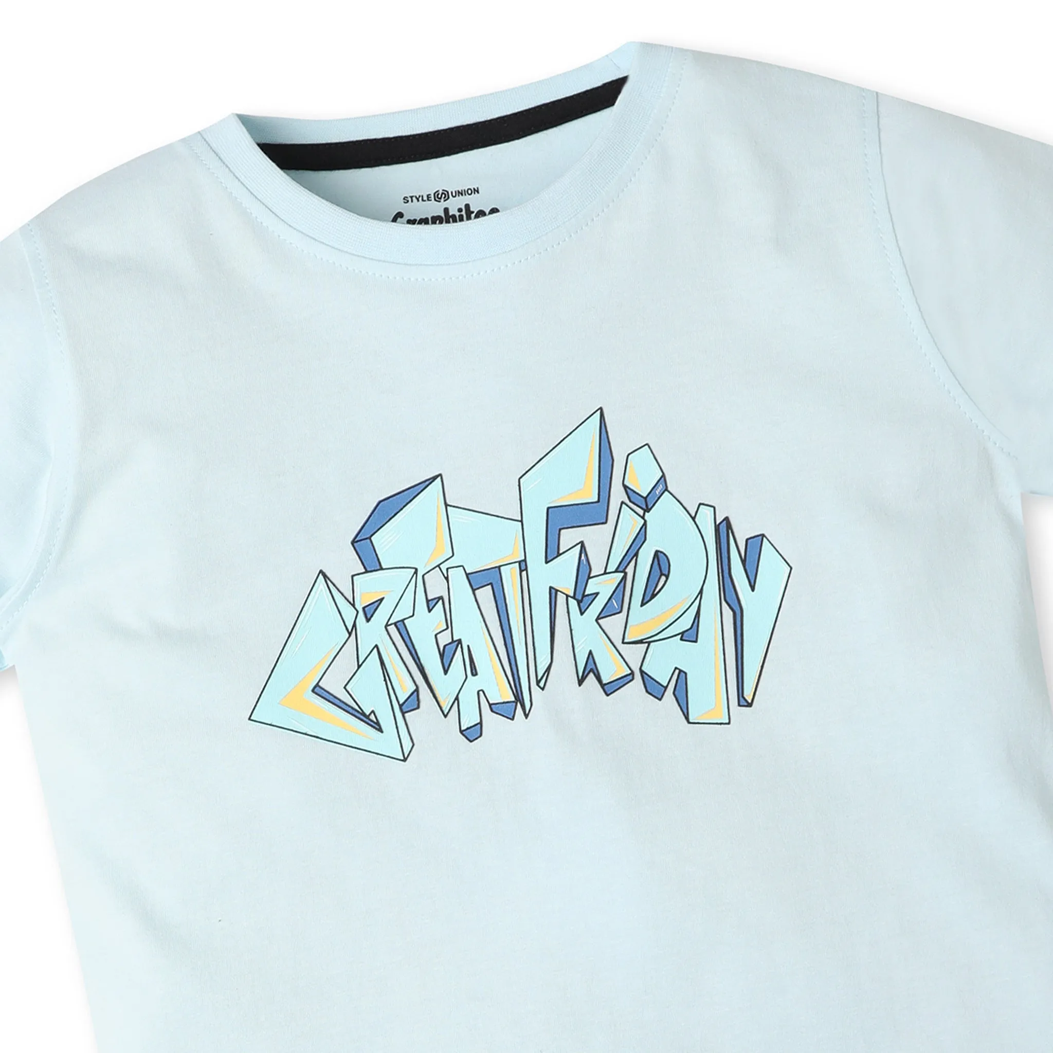 Boys Graphic Crew Neck T-Shirt
