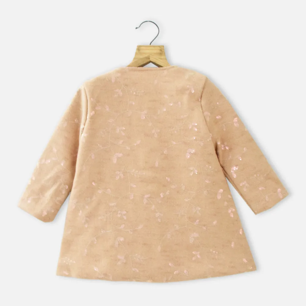 Brown Winter Coat Dress