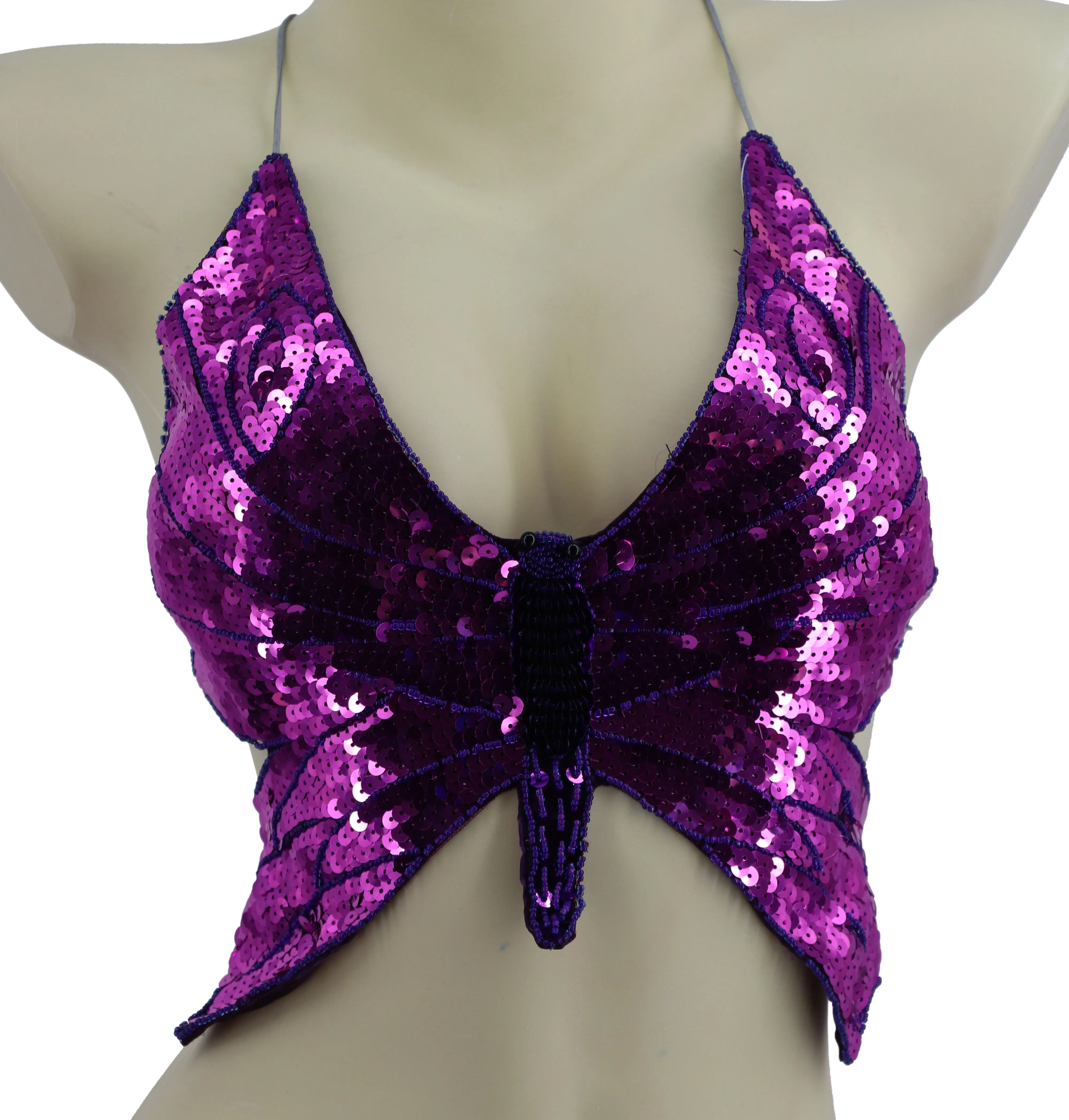 Butterfly Sequin Top