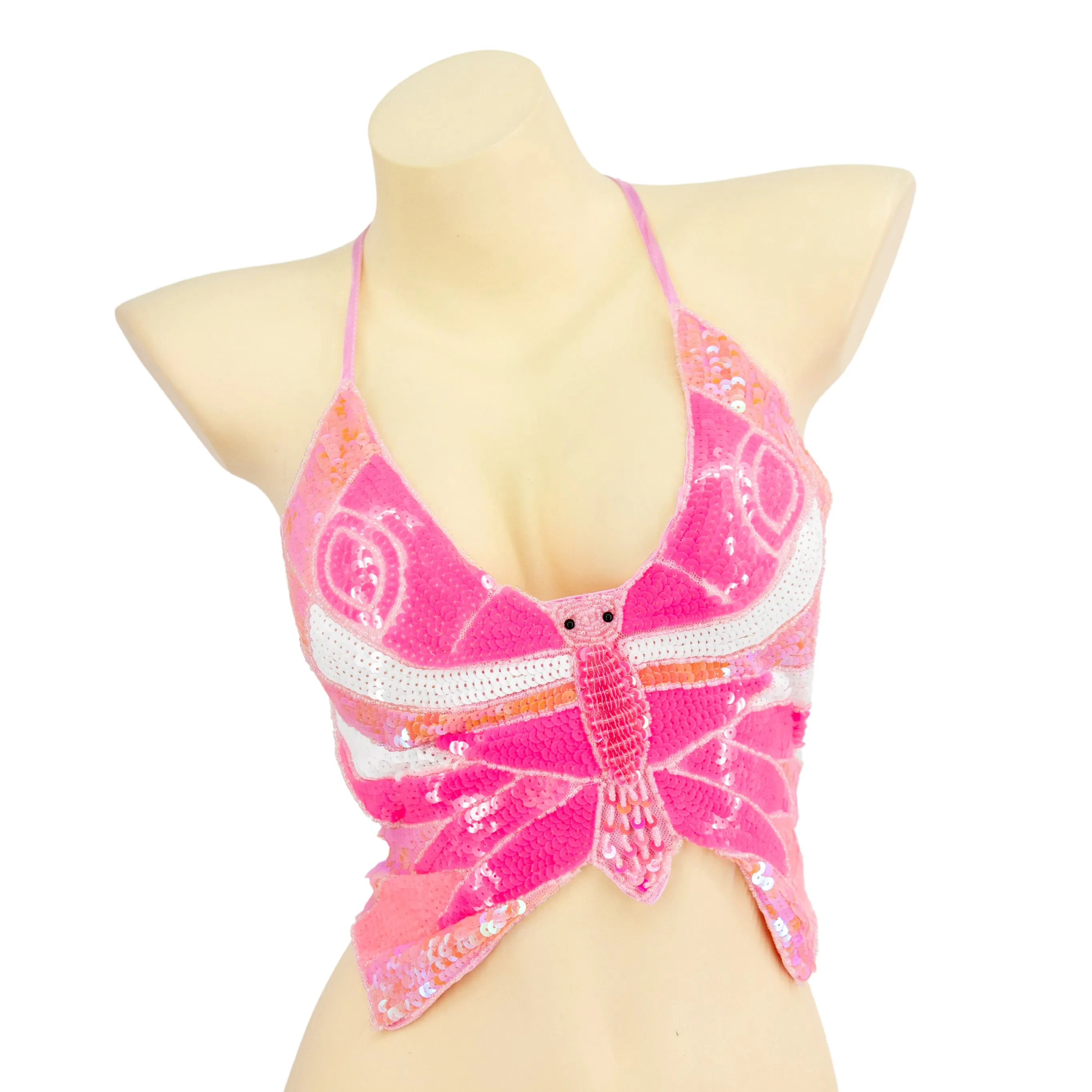 Butterfly Sequin Top
