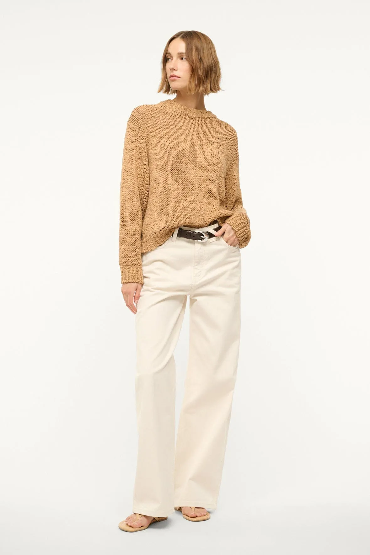 CALA SWEATER IN CAMEL