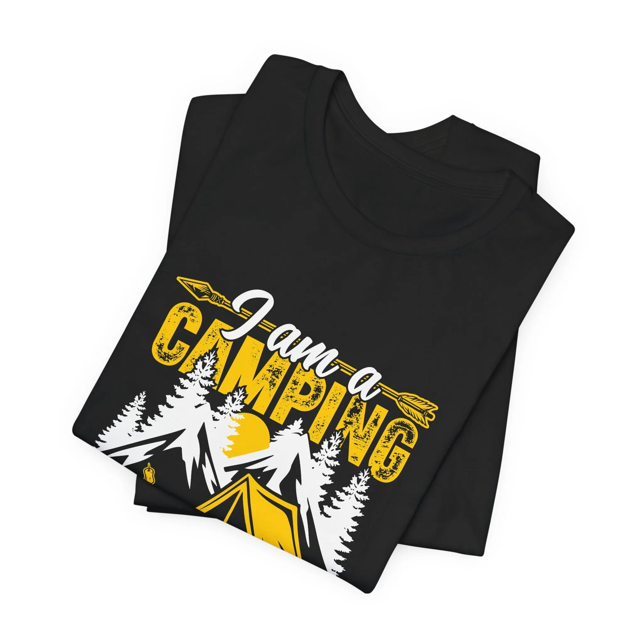 Camping Mom T-Shirt - Just Like a Regular Mom Except Much Cooler - Unisex Garment-Dyed Tee