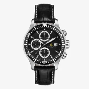 Captain - Black Chronograph Watch