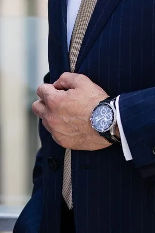 Captain - Black Chronograph Watch