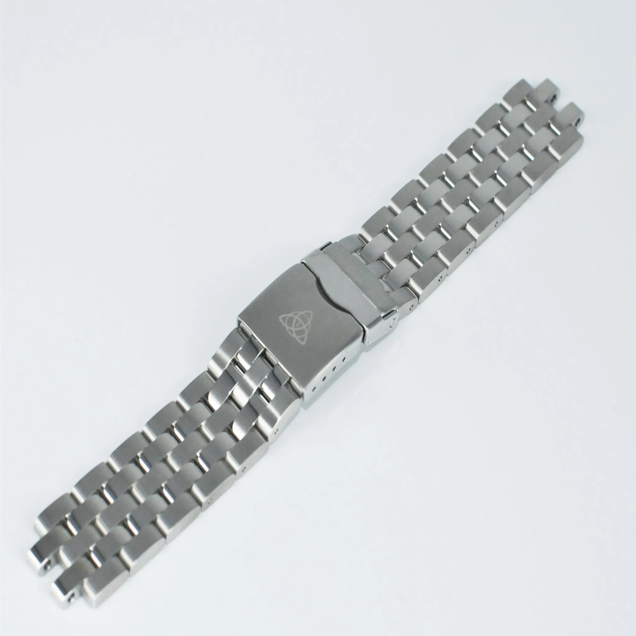 Captain - White Chronograph Watch with Stainless Steel Bracelet