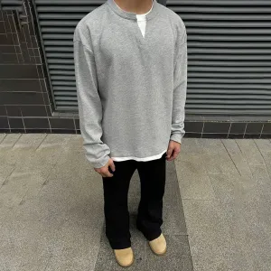 Casual Long Sleeve Pullover