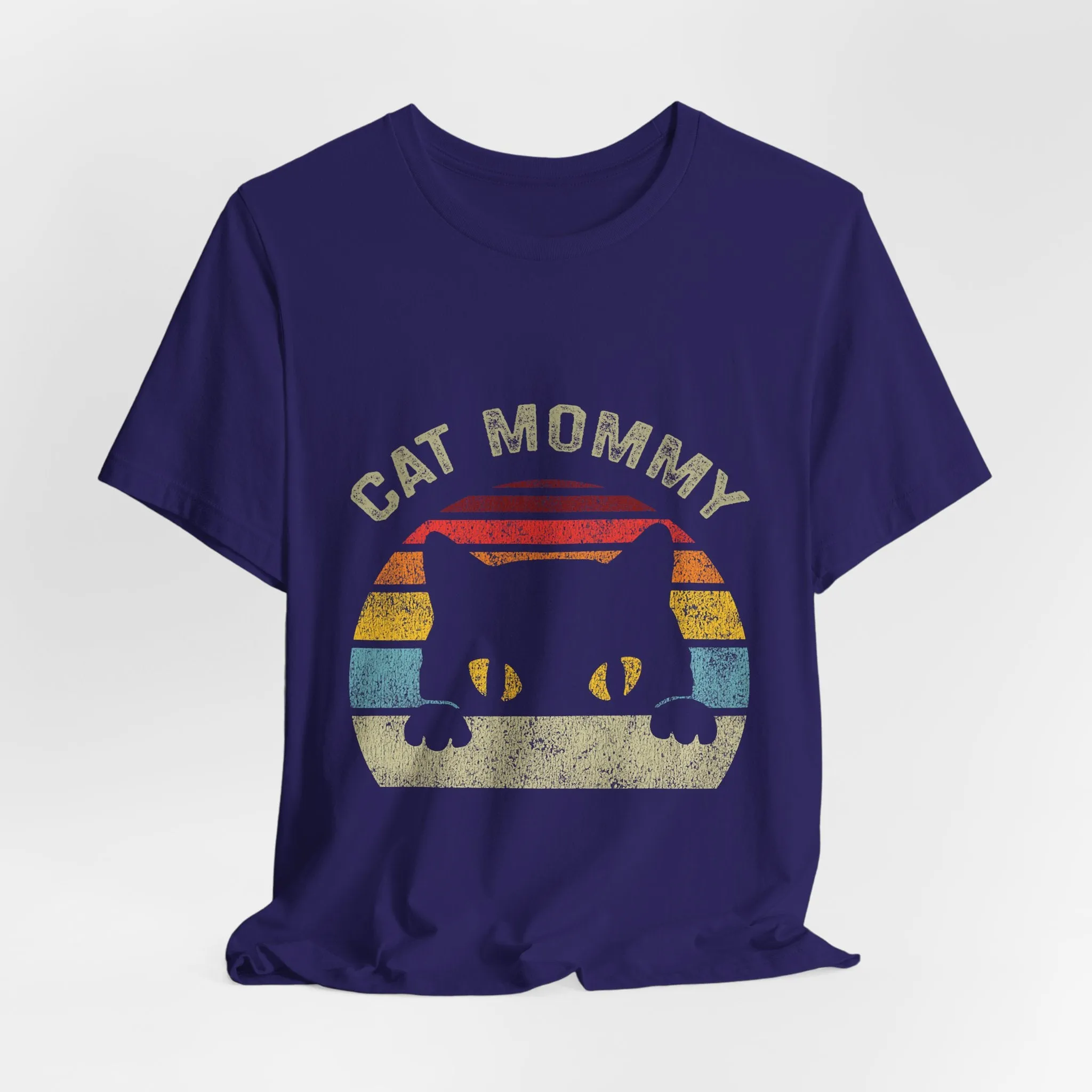 Cat Mommy T-Shirt - Unisex Garment-Dyed Tee
