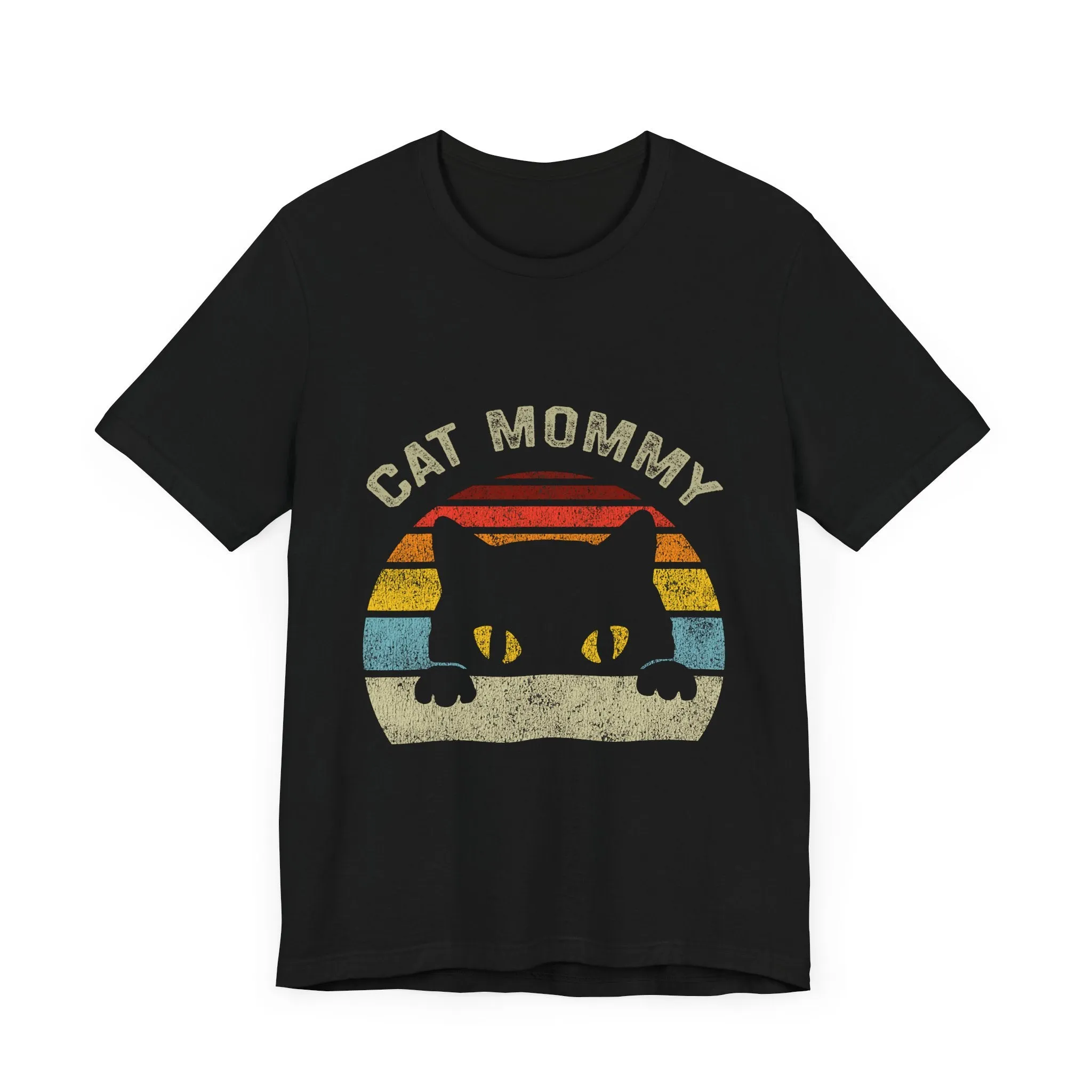 Cat Mommy T-Shirt - Unisex Garment-Dyed Tee