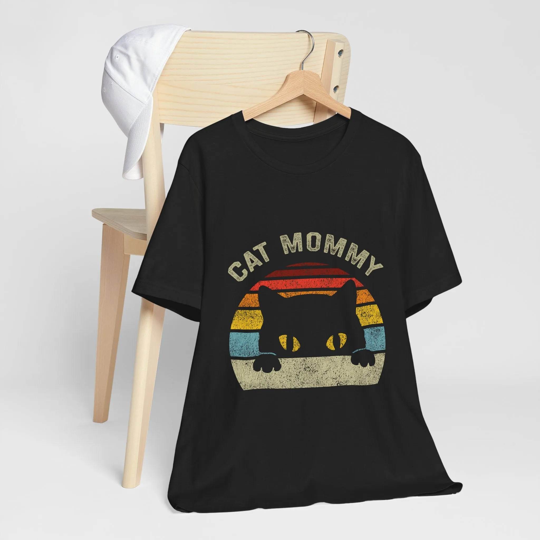 Cat Mommy T-Shirt - Unisex Garment-Dyed Tee