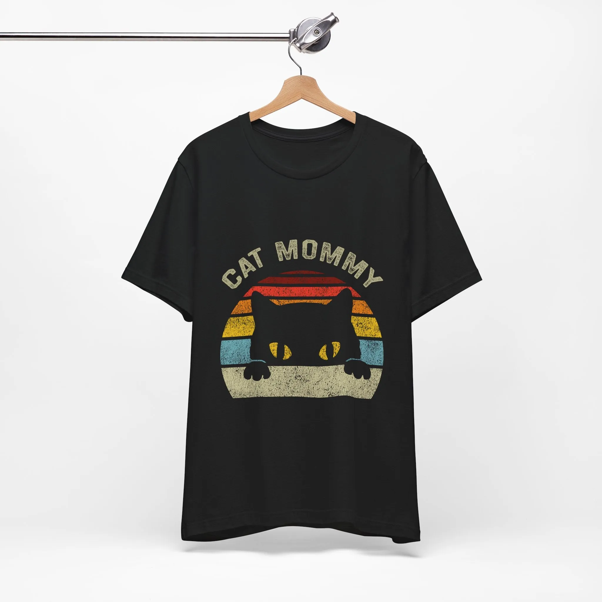 Cat Mommy T-Shirt - Unisex Garment-Dyed Tee