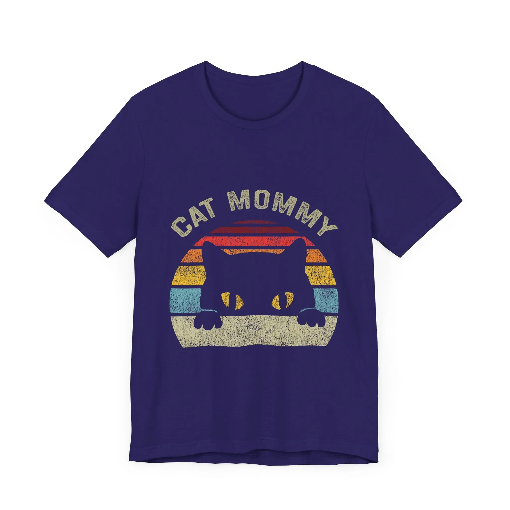 Cat Mommy T-Shirt - Unisex Garment-Dyed Tee