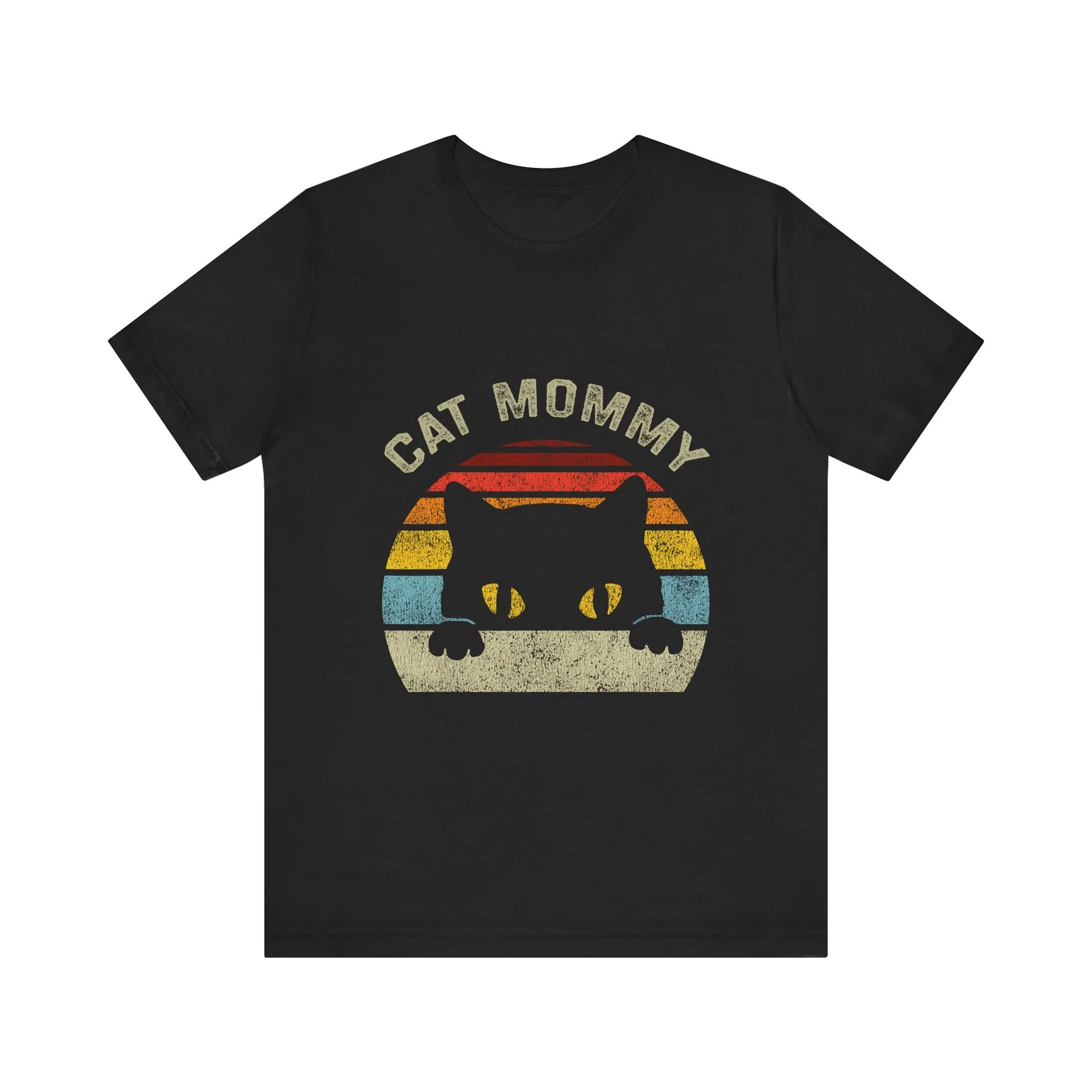 Cat Mommy T-Shirt - Unisex Garment-Dyed Tee