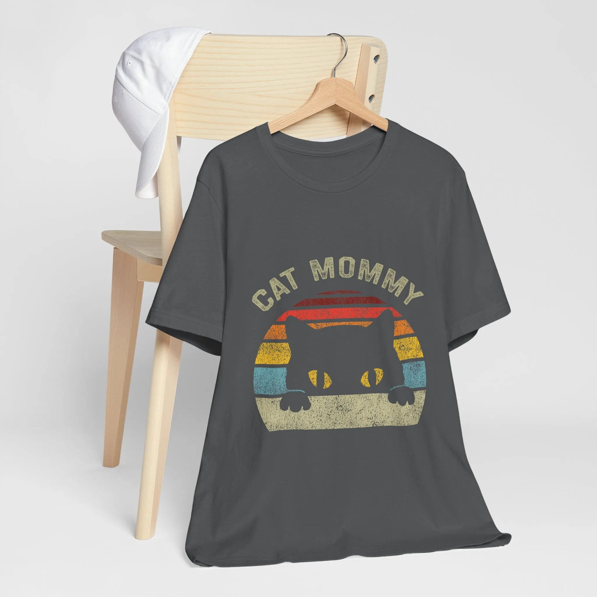 Cat Mommy T-Shirt - Unisex Garment-Dyed Tee