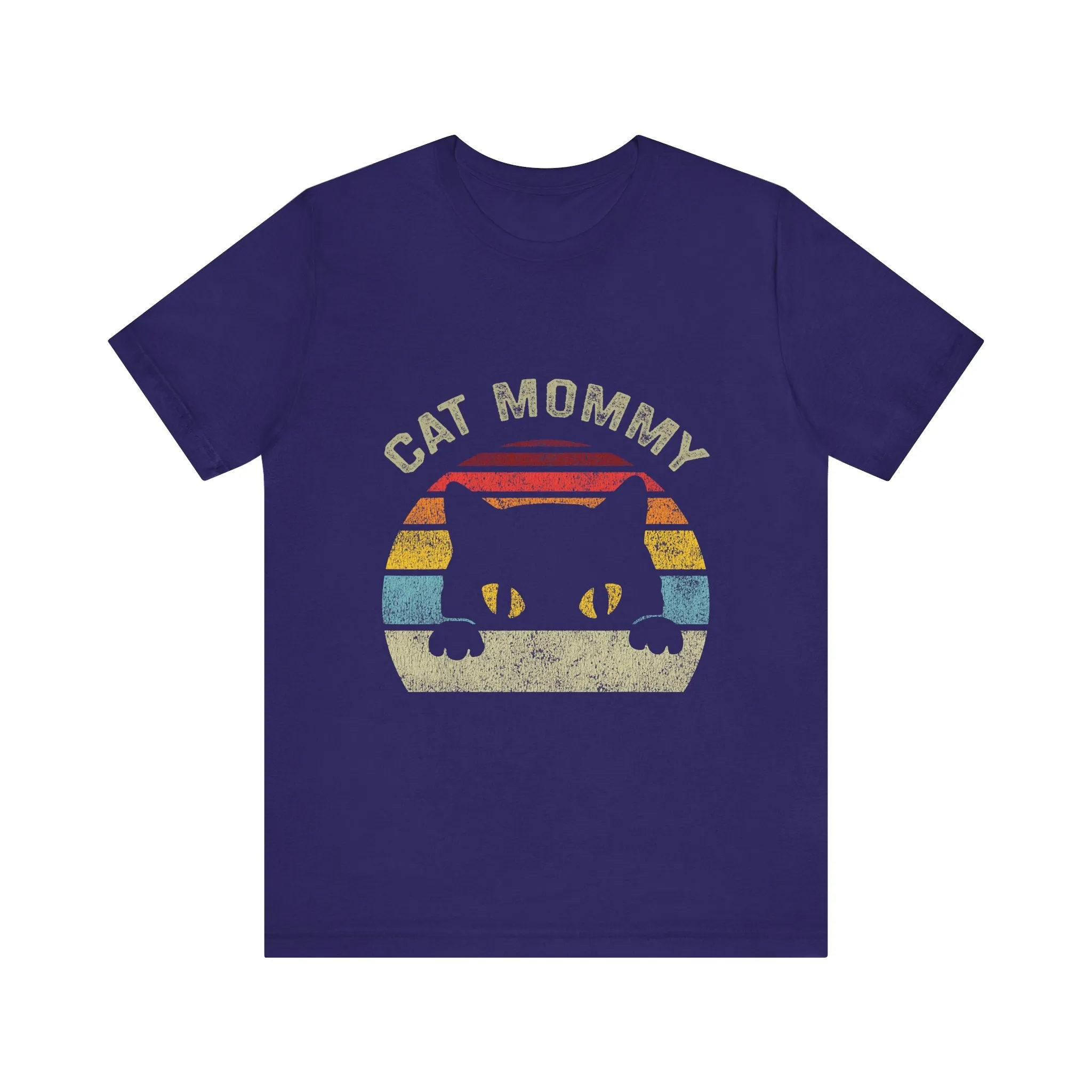 Cat Mommy T-Shirt - Unisex Garment-Dyed Tee