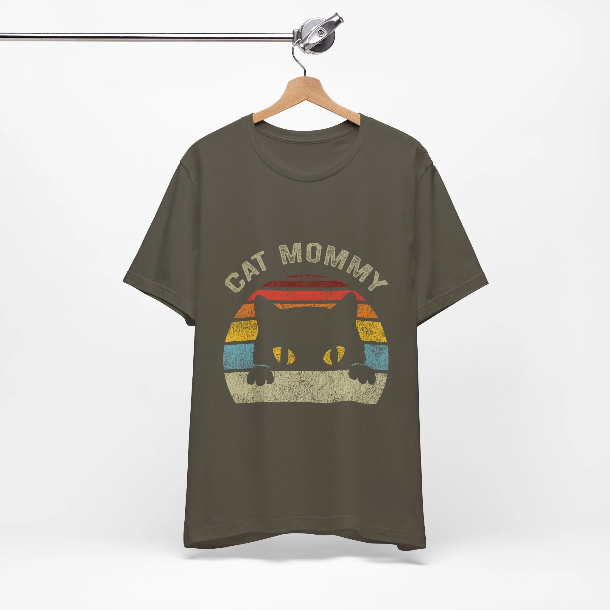 Cat Mommy T-Shirt - Unisex Garment-Dyed Tee