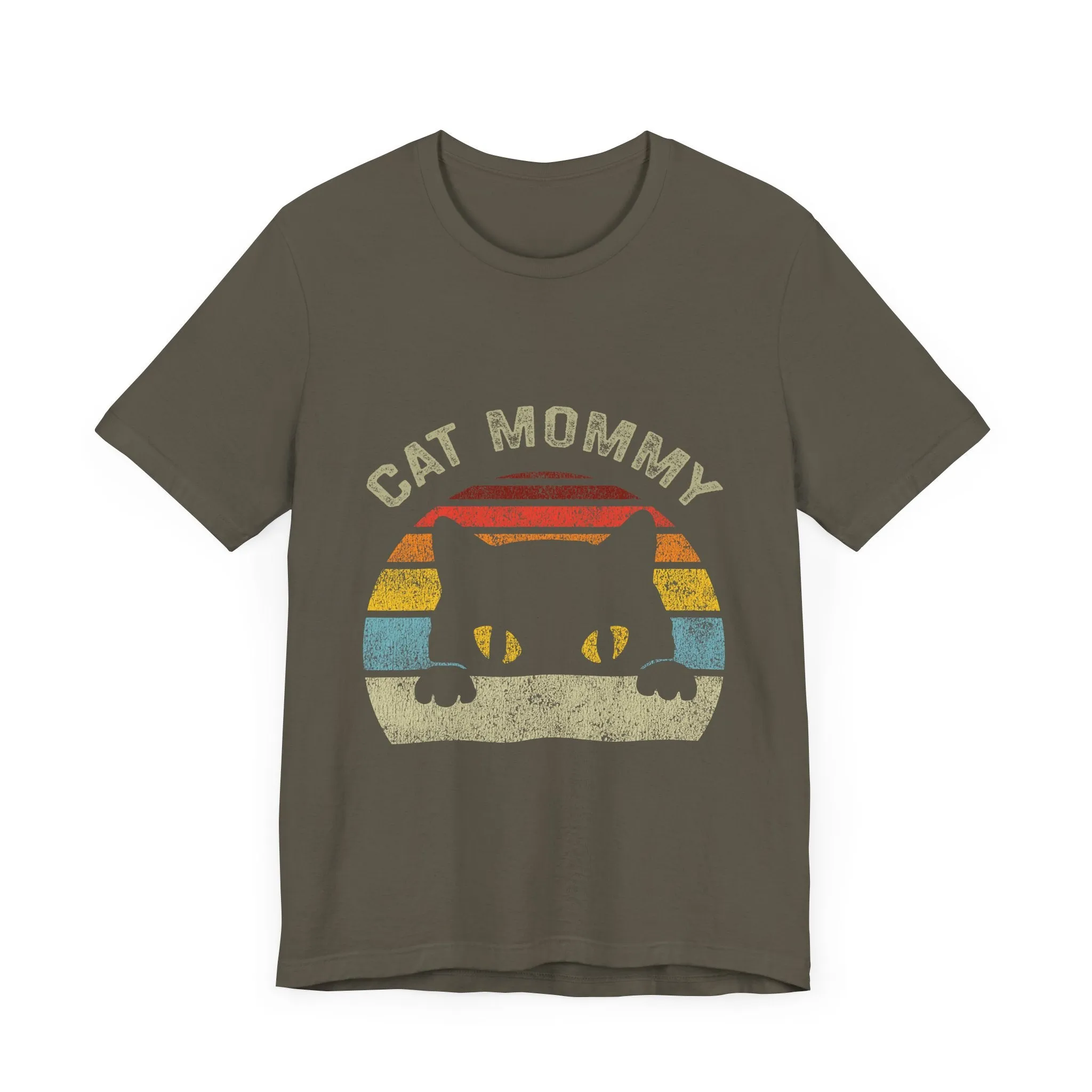 Cat Mommy T-Shirt - Unisex Garment-Dyed Tee