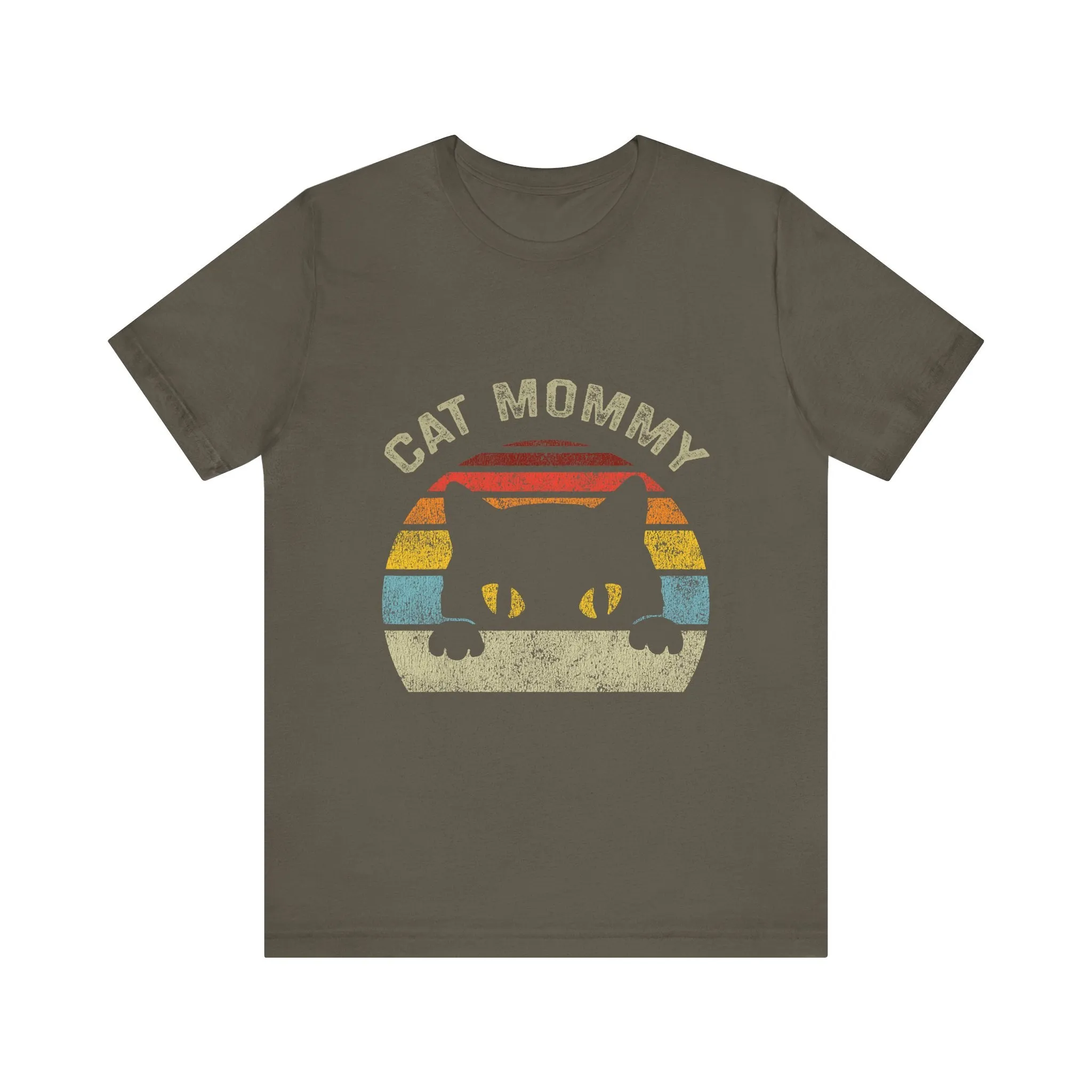 Cat Mommy T-Shirt - Unisex Garment-Dyed Tee