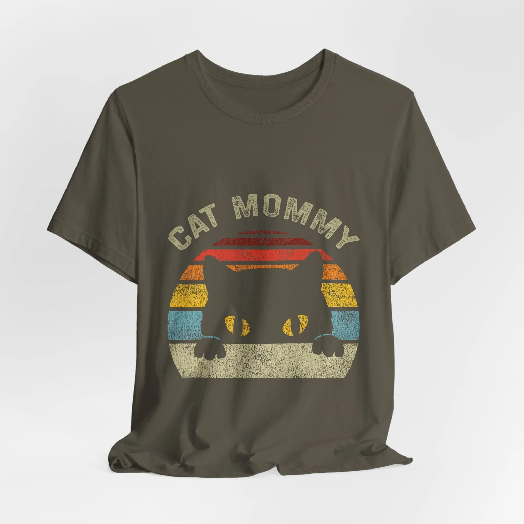 Cat Mommy T-Shirt - Unisex Garment-Dyed Tee