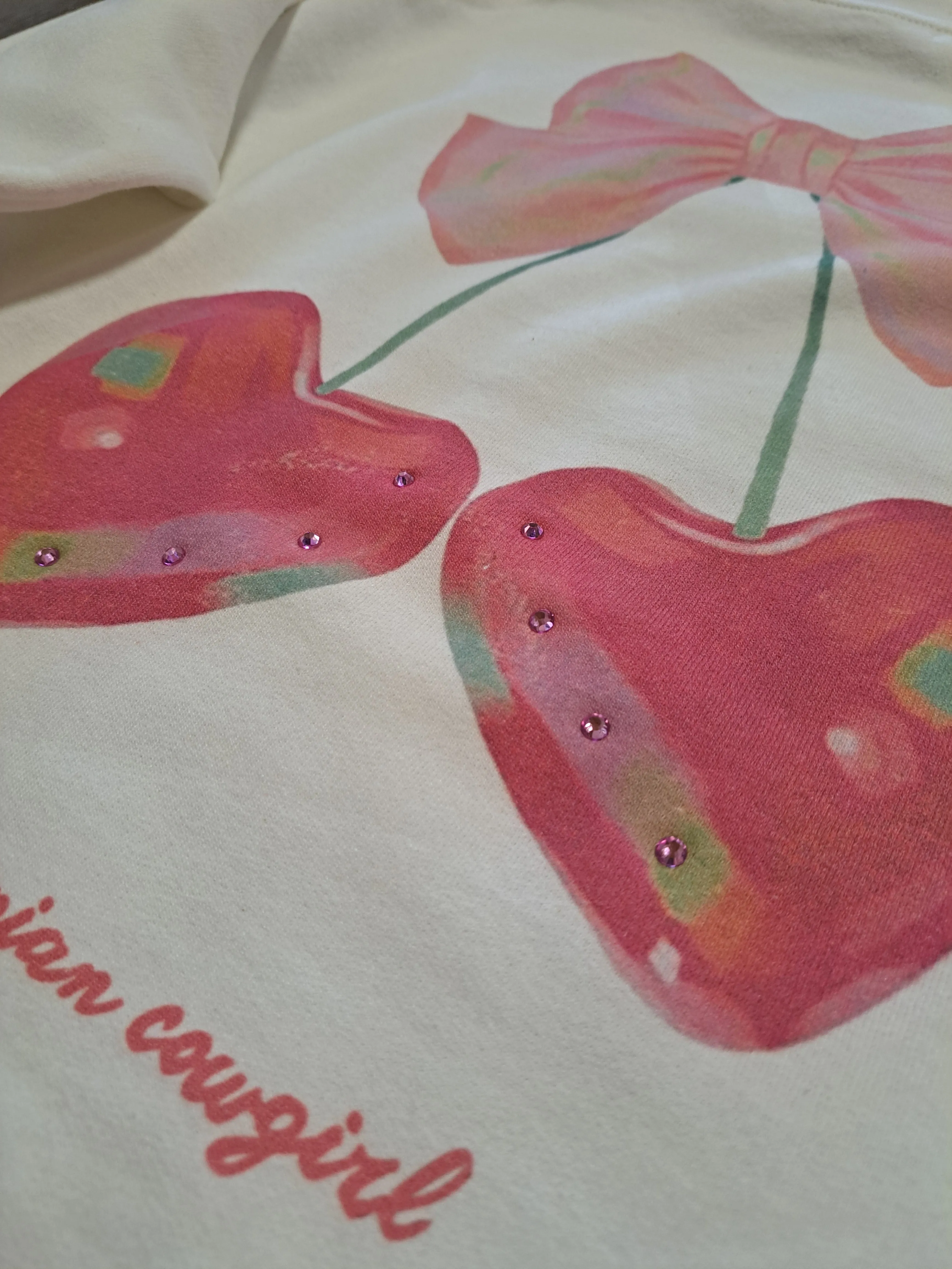 Cherry Hearts Valentine Sweatshirt - WS
