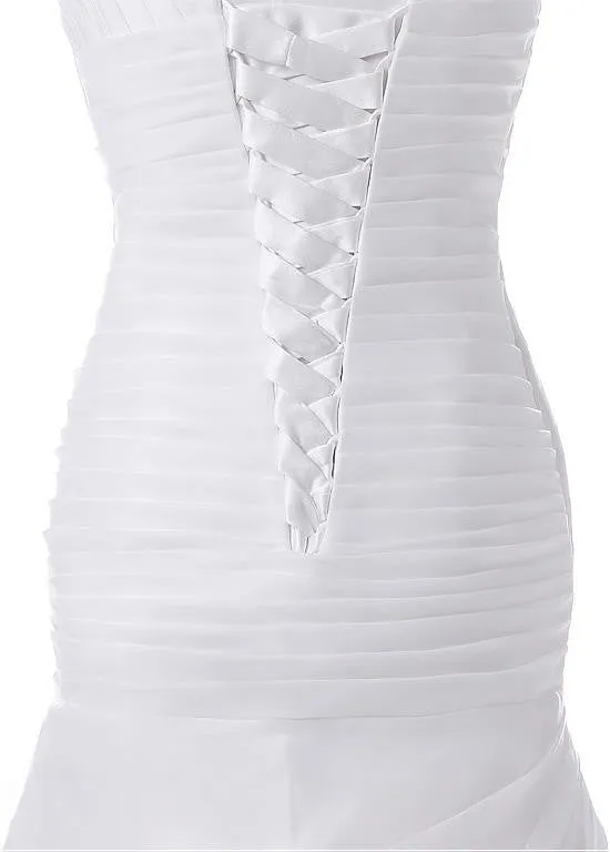 Chic Neckline Mermaid Wedding Dresses