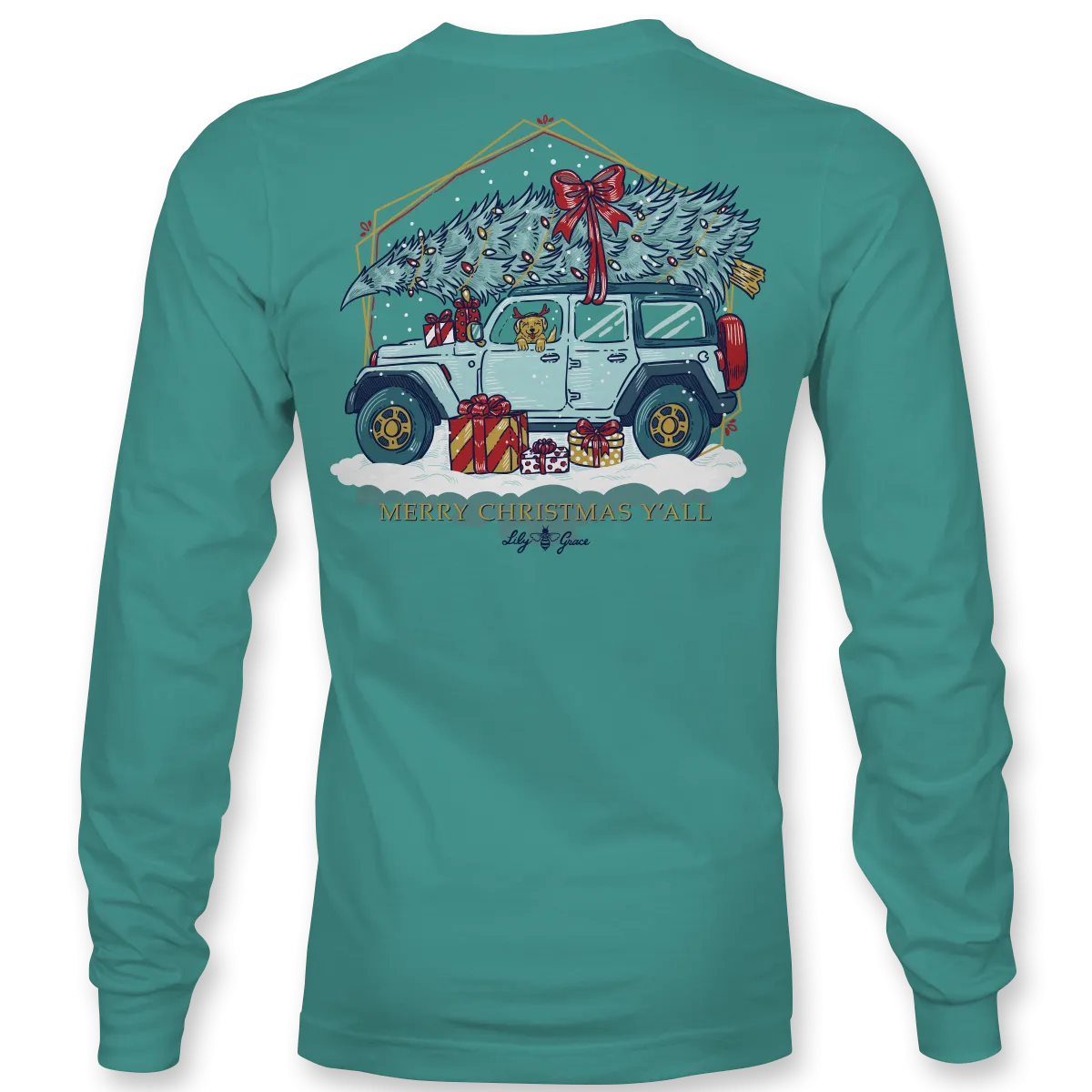 Christmas Jeep - LONG SLEEVE