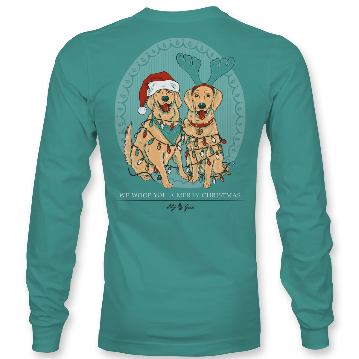 Christmas Lights Dogs - LONG SLEEVE