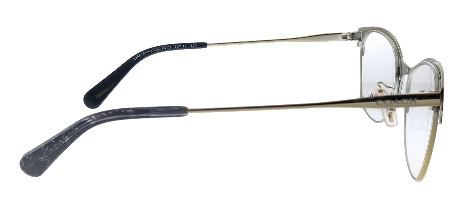 Coach HC 5111 9346 Cat-Eye Metal Black Eyeglasses with Demo Lens