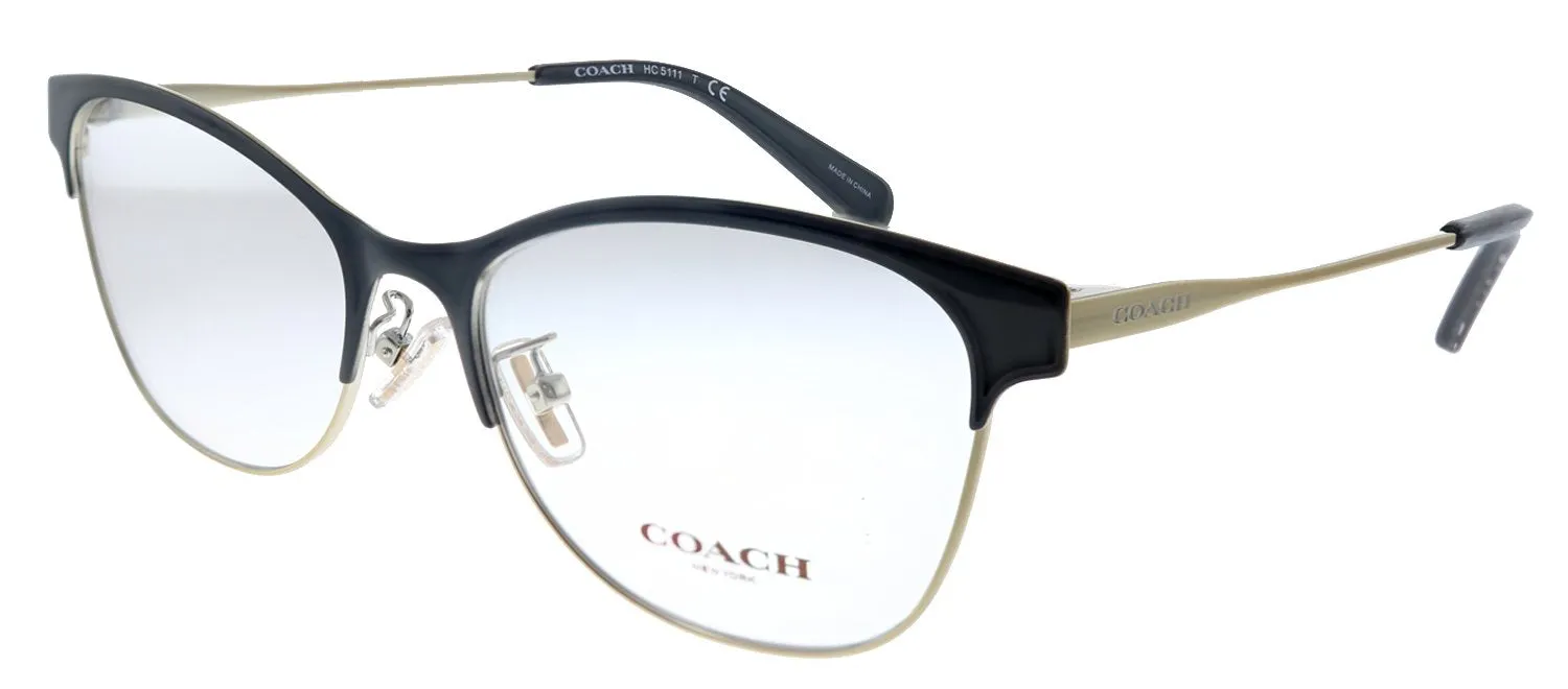 Coach HC 5111 9346 Cat-Eye Metal Black Eyeglasses with Demo Lens
