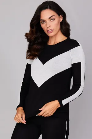 Colorblock Pull Over - Shadow Knits: FINAL SALE