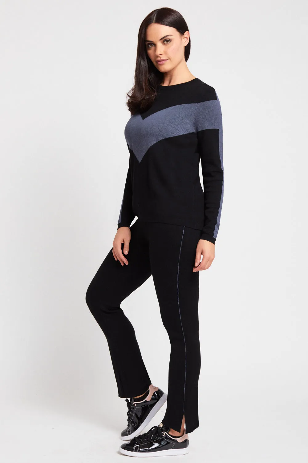 Colorblock Pull Over - Shadow Knits: FINAL SALE